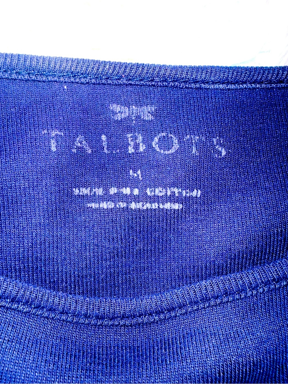 Talbots Navy Blue Short Sleeve Top